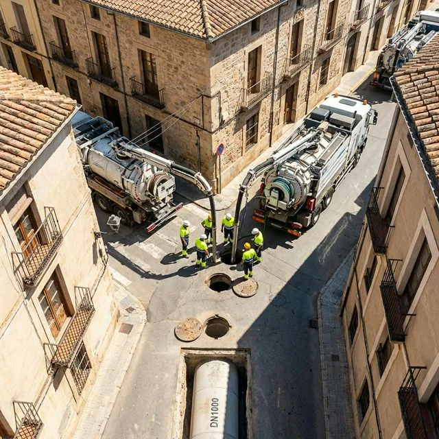 Rehabilitación de colectores municipales de gran diámetro